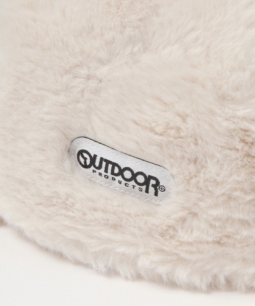 OUTDOOR PRODUCTS（アウトドアプロダクツ）の「【OUTDOOR PRODUCTS(アウトドアプロダクツ)】別注ファーフライトキャップ（キャップ・レディース・チャコール/アイボリー・FREE）」の19枚目の写真
