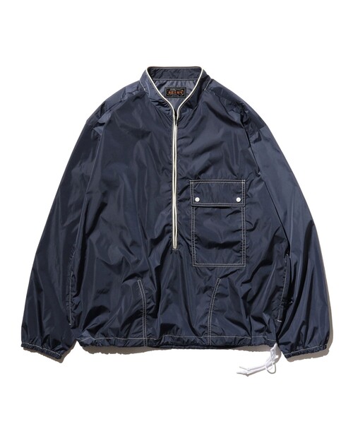 BEAMS PLUS/ネイビー ナイロンジャケット ジッパー付き セール】ナイロン ベイ ジャケット（ブルゾン）｜BEAMS PLUS