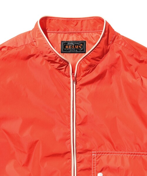 BEAMS PLUS/ネイビー ナイロンジャケット ジッパー付き BEAMS PLUS（ビームスプラス）の「ナイロン ベイ ジャケット