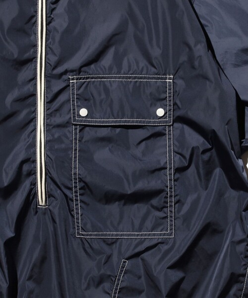 BEAMS PLUS/ネイビー ナイロンジャケット ジッパー付き セール】ナイロン ベイ ジャケット（ブルゾン）｜BEAMS PLUS