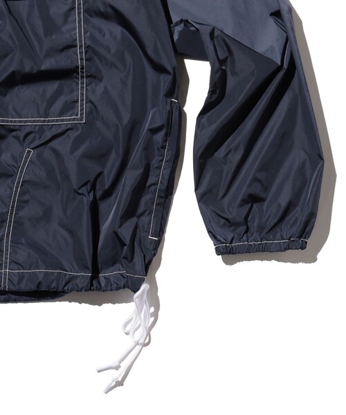 BEAMS PLUS/ネイビー ナイロンジャケット ジッパー付き BEAMS PLUS(ビームスプラス)の「ナイロン ベイ ジャケット