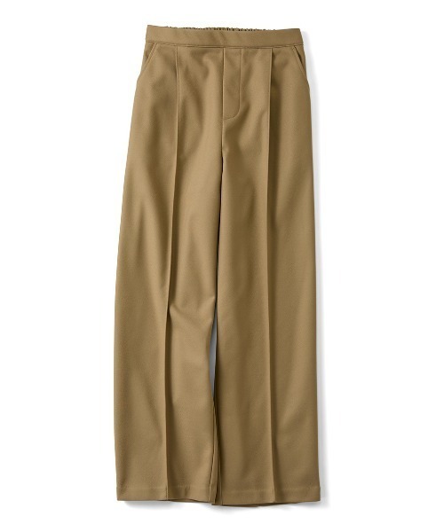 IEDIT（イディット）の「ＩＥＤＩＴ　撥水加工＆ＵＶカットがうれしい　裏がとぅるすべ　きれい見え”ほっと適温”パンツ（スラックス・レディース・ブラック/グレー/オフホワイト/ライトグリーン/ベージュ・LL/3L/M/L/4L/S）」の14枚目の写真