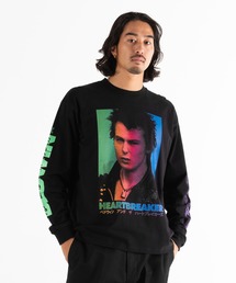 BEDWIN & THE HEARTBREAKERS(xhEB Ah U n[guCJ[Y)L/S PRINTED T "OLDMAN"(TVc/Jbg\[)