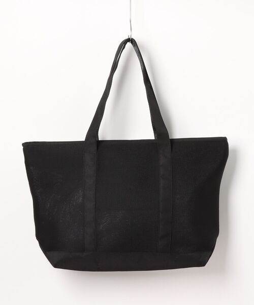 SPALDING（スポルディング）の「【SPALDING】AIRMESH BASIC TOTE BAG / スポルディング エアメッシュ ロゴ トートバッグ（トートバッグ・メンズ・ネイビー/ワイン/ブラック・FREE）」の4枚目の写真