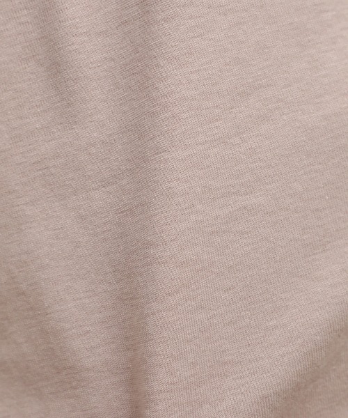 I.T.'S international（イッツインターナショナル）の「ハイネックカットソー《スビン綿MIXフライス》（Tシャツ/カットソー・レディース・ホワイト/モカ/ブラック/サックスブルー/グレー/チャコールグレー・7号/9号/11号/13号）」の17枚目の写真