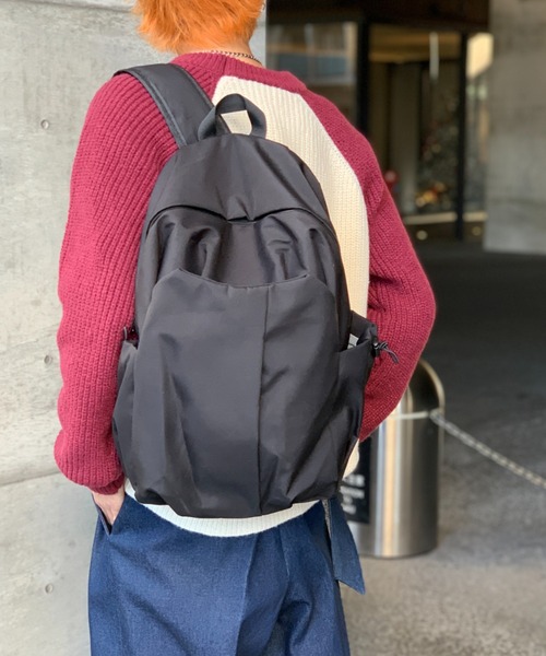 Teem Store(チームストア)の「【A4対応】【大容量】シンプル通勤通学リュックサック 新生活 レディース ユニセックス(バックパック/リュック・レディース・ブラック/アイボリー/グレー・F)」の18枚目の写真