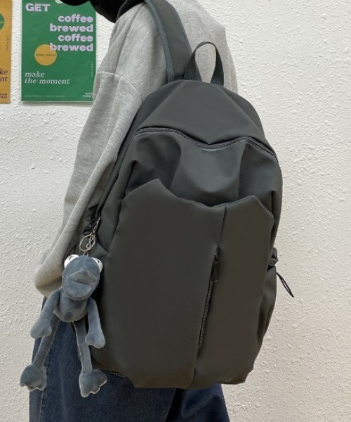 Teem Store(チームストア)の「【A4対応】【大容量】シンプル通勤通学リュックサック 新生活 レディース ユニセックス(バックパック/リュック・レディース・ブラック/アイボリー/グレー・F)」の22枚目の写真