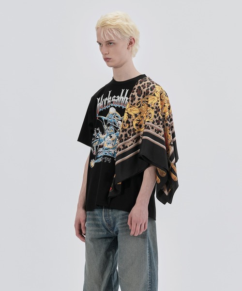 BLACK SABBATH』× SCARF MIX ROCK TEE（Tシャツ/カットソー
