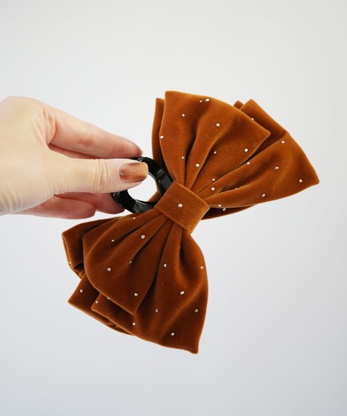 Port（ポート）の「【 Port / ポート 】 ベロア ビッグ リボン バンスクリップ（バレッタ/ヘアクリップ・レディース・ブラック/ブラック系その他/バーガンディー/ボルドー/ブラウン/ピンク/レッド系その他・FREE）」の13枚目の写真