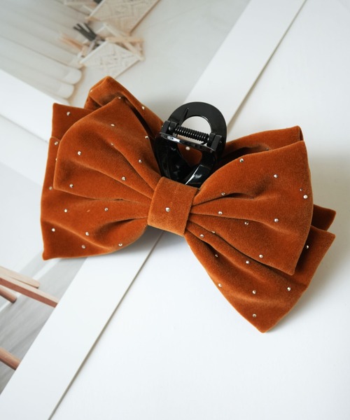 Port（ポート）の「【 Port / ポート 】 ベロア ビッグ リボン バンスクリップ（バレッタ/ヘアクリップ・レディース・ブラック/ブラック系その他/バーガンディー/ボルドー/ブラウン/ピンク/レッド系その他・FREE）」の17枚目の写真