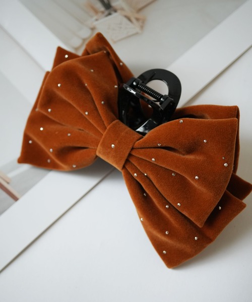 Port（ポート）の「【 Port / ポート 】 ベロア ビッグ リボン バンスクリップ（バレッタ/ヘアクリップ・レディース・ブラック/ブラック系その他/バーガンディー/ボルドー/ブラウン/ピンク/レッド系その他・FREE）」の18枚目の写真