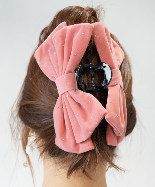 Port（ポート）の「【 Port / ポート 】 ベロア ビッグ リボン バンスクリップ（バレッタ/ヘアクリップ・レディース・ブラック/ブラック系その他/バーガンディー/ボルドー/ブラウン/ピンク/レッド系その他・FREE）」の20枚目の写真