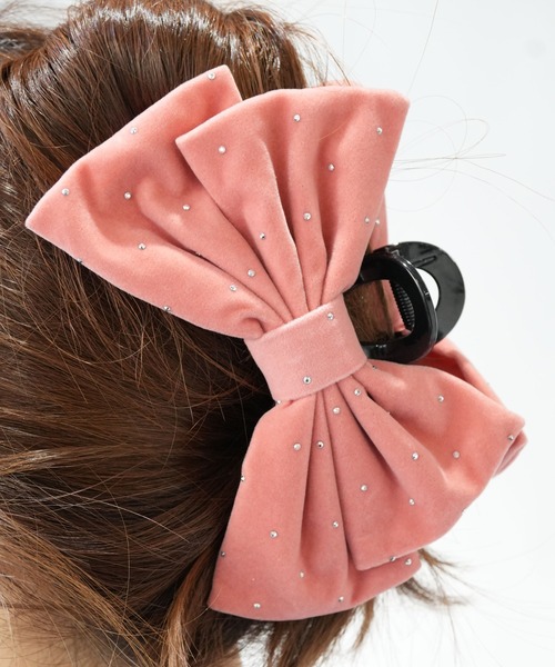 Port（ポート）の「【 Port / ポート 】 ベロア ビッグ リボン バンスクリップ（バレッタ/ヘアクリップ・レディース・ブラック/ブラック系その他/バーガンディー/ボルドー/ブラウン/ピンク/レッド系その他・FREE）」の21枚目の写真