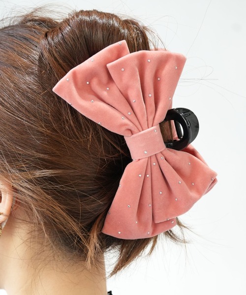 Port（ポート）の「【 Port / ポート 】 ベロア ビッグ リボン バンスクリップ（バレッタ/ヘアクリップ・レディース・ブラック/ブラック系その他/バーガンディー/ボルドー/ブラウン/ピンク/レッド系その他・FREE）」の22枚目の写真