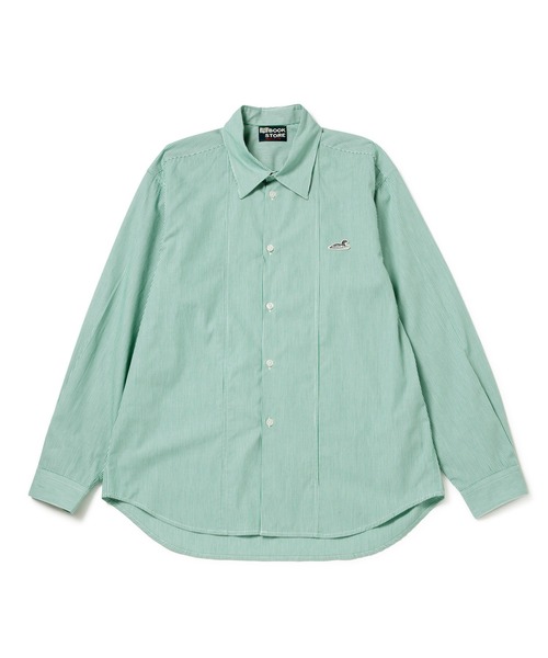  j.n.r.d（ジェー・エヌ・アール・ディー）の「RED EYE DUCK スタンダードシャツ（シャツ/ブラウス・メンズ・ネイビー/ホワイト/ライトグリーン・L/LL/M）」の2枚目の写真