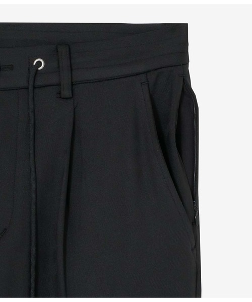 junhashimoto(ジュンハシモト)の「EASY TUCK PANTS★★(スウェットパンツ・メンズ・ブラック/ネイビー・4/3/2/5/6)」の4枚目の写真