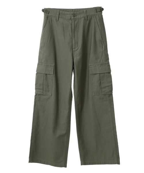 AMERICAN HOLIC（アメリカンホリック）の「綿スラブカーゴパンツ（カーゴパンツ・レディース・ブラック/カーキ・L/M/S）」の22枚目の写真