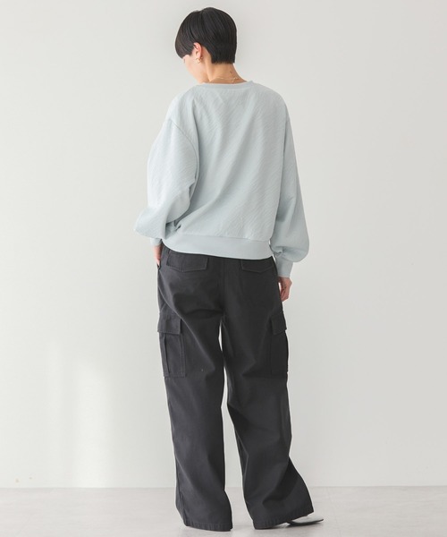 AMERICAN HOLIC（アメリカンホリック）の「綿スラブカーゴパンツ（カーゴパンツ・レディース・ブラック/カーキ・L/M/S）」の3枚目の写真