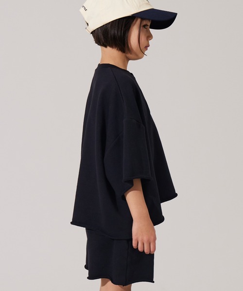 PAIRMANON STREET（ペアマノンストリート）の「【PAIRMANON STREET】裏毛 ヘンリーネック リラックス セットアップ（セットアップ・キッズ・レッド系その他/ピンク/グレー/ブラック/パープル・90/100/110/120/130/140/150/160）」の10枚目の写真