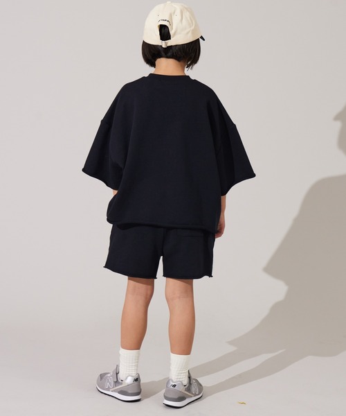 PAIRMANON STREET（ペアマノンストリート）の「【PAIRMANON STREET】裏毛 ヘンリーネック リラックス セットアップ（セットアップ・キッズ・レッド系その他/ピンク/グレー/ブラック/パープル・90/100/110/120/130/140/150/160）」の13枚目の写真