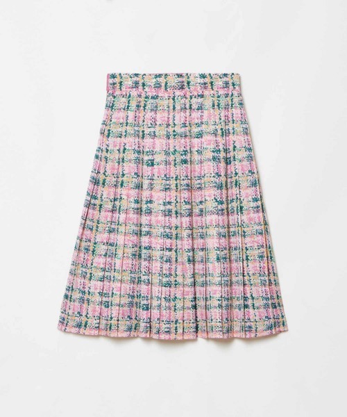 allureville（アルアバイル）の「【LOULOU WILLOUGHBY】チェックプリントプリーツミディスカート（スカート・レディース・ピンク/グリーン・2/1）」の8枚目の写真
