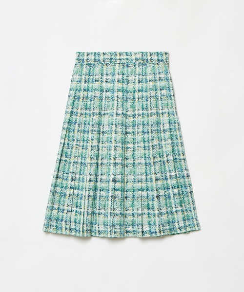 allureville（アルアバイル）の「【LOULOU WILLOUGHBY】チェックプリントプリーツミディスカート（スカート・レディース・ピンク/グリーン・2/1）」の14枚目の写真