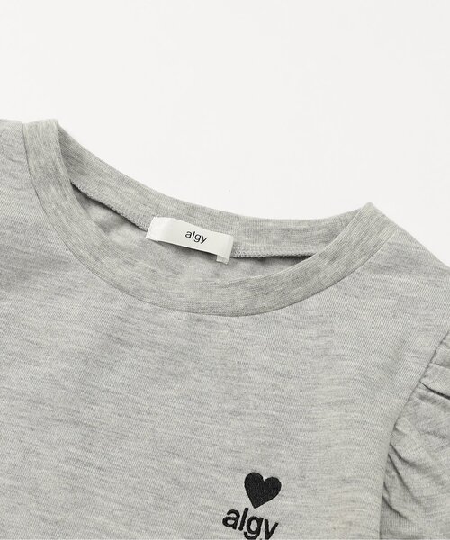 algy（アルジー）の「肩フリル半袖T（Tシャツ/カットソー・キッズ・ピンク/オフホワイト/グレー・SMALL/MEDIUM/X-SMALL/XX-SMALL）」の10枚目の写真