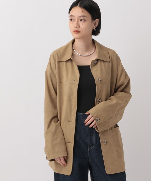 一週間限定値下げ11/9まで　24500→20000円フェイクスエードジャケット SALE】フェイクスエードワークジャケット - 12Twelve Agenda