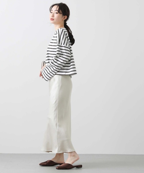 サテンバイアススカート　チャコール✨グレディブリリアン Gready Brilliant｜サテンバイアススカート | Rakuten Fashion