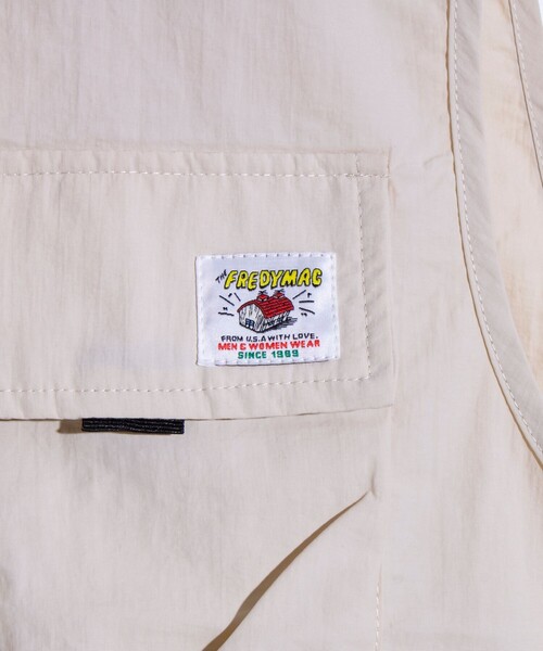 FREDY MAC（フレディーマック）の「【FREDYMAC/フレディマック】ナイロン フィッシングベスト（ベスト・メンズ・チャコールグレー/アイボリー・M/L）」の11枚目の写真