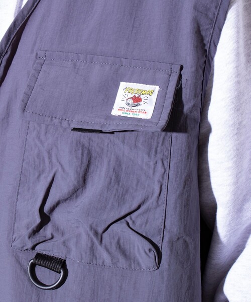 FREDY MAC（フレディーマック）の「【FREDYMAC/フレディマック】ナイロン フィッシングベスト（ベスト・メンズ・チャコールグレー/アイボリー・M/L）」の16枚目の写真