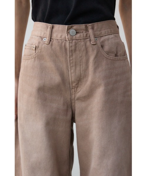 AZUL by moussy(アズールバイマウジー)の「AZUL DENIM カラーワイドデニム(デニムパンツ・レディース・ライトブラウン/ライトピンク・SMALL/MEDIUM)」の9枚目の写真