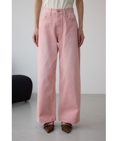 AZUL by moussy(アズールバイマウジー)の「AZUL DENIM カラーワイドデニム(デニムパンツ・レディース・ライトブラウン/ライトピンク・SMALL/MEDIUM)」の16枚目の写真