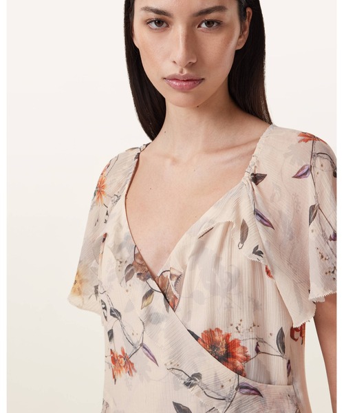 DARMA FLORAL PRINT MINI DRESS | DARMA フローラル プリント ミニ ドレス・ワンピース