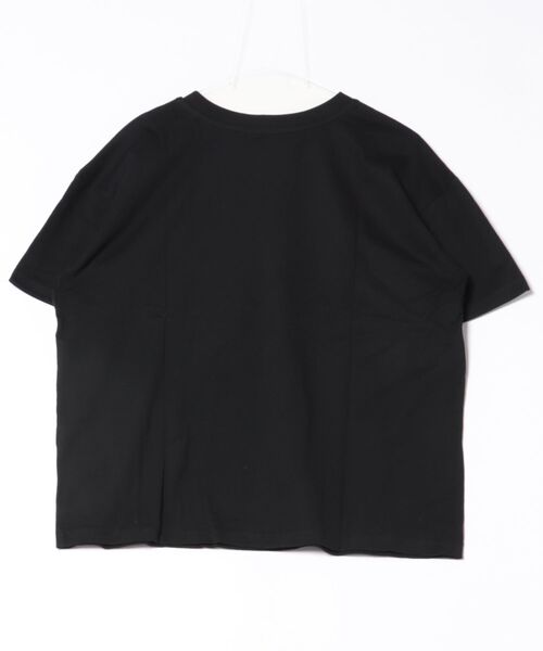 Honeys(ハニーズ)の「【UVカット】リボンプリントTシャツ(Tシャツ/カットソー・レディース・ブラック/オートミール/ピンク/ホワイト・L/LL/M/S)」の5枚目の写真