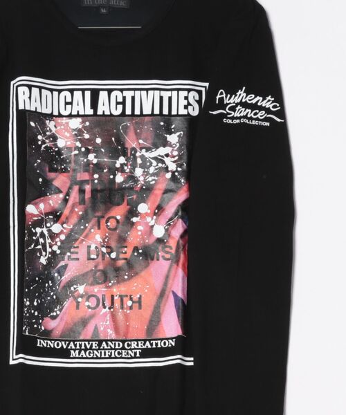ARCHIVER（アーカイバ）の「【RS】【in the attic】ヴィンテージプリントクルーネックL/S-T（Tシャツ/カットソー・メンズ・ブラック・X-LARGE）」の3枚目の写真