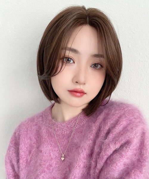 地肌自然　トップ手植え　全体ウィッグ　ウィッグ　ショートストレート 人毛 トップピース ストレート ヘアピース トップカバー 手植え