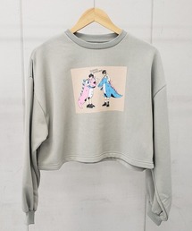 【spiritoso】怪獣カップルプリントクロップドトップス(CP)