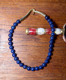 MISHO Stone beads necklace LAPIS：ネックレス