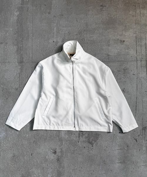 CALIFORNIA OUTFITTERS(カリフォルニア アウトフィッターズ)の「3C1 ポリトロ ハイスタンドカラー ブルゾン(ブルゾン・メンズ・チャコール/ホワイト/ブルー・M/L/XL)」の2枚目の写真