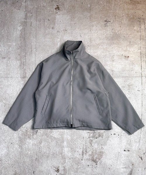 CALIFORNIA OUTFITTERS(カリフォルニア アウトフィッターズ)の「3C1 ポリトロ ハイスタンドカラー ブルゾン(ブルゾン・メンズ・チャコール/ホワイト/ブルー・M/L/XL)」の4枚目の写真