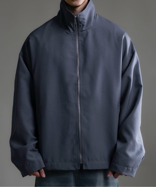 CALIFORNIA OUTFITTERS(カリフォルニア アウトフィッターズ)の「3C1 ポリトロ ハイスタンドカラー ブルゾン(ブルゾン・メンズ・チャコール/ホワイト/ブルー・M/L/XL)」の12枚目の写真