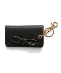 HASHIBAMI（ハシバミ）の「HASHIBAMI/ハシバミ/レザーリボンキーリング（キーケース/キーアクセサリー・レディース）」