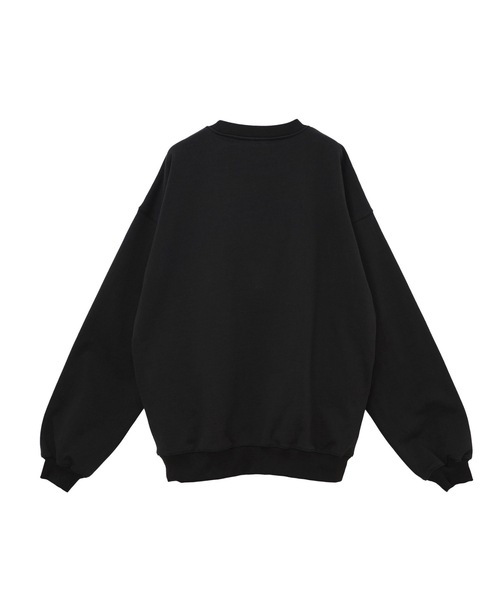 COMMON BASE（コモンベース）の「BLANK H SWEATSHIRT（スウェット・メンズ・ホワイト/ブラック/ヘザーグレー・MEDIUM/LARGE/X-LARGE/SMALL）」の7枚目の写真