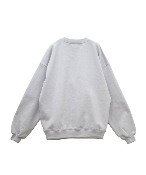 COMMON BASE（コモンベース）の「BLANK H SWEATSHIRT（スウェット・メンズ・ホワイト/ブラック/ヘザーグレー・MEDIUM/LARGE/X-LARGE/SMALL）」の9枚目の写真