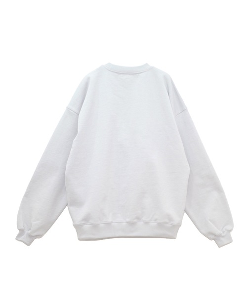 COMMON BASE（コモンベース）の「BLANK H SWEATSHIRT（スウェット・メンズ・ホワイト/ブラック/ヘザーグレー・MEDIUM/LARGE/X-LARGE/SMALL）」の13枚目の写真