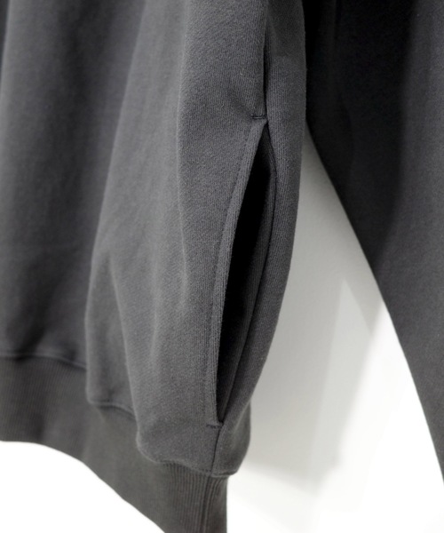 COMMON BASE（コモンベース）の「BLANK H SWEATSHIRT（スウェット・メンズ・ホワイト/ブラック/ヘザーグレー・MEDIUM/LARGE/X-LARGE/SMALL）」の18枚目の写真