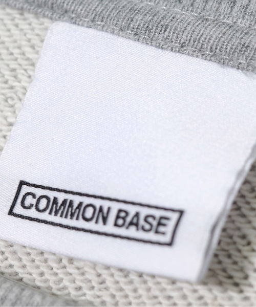 COMMON BASE（コモンベース）の「BLANK H SWEATSHIRT（スウェット・メンズ・ホワイト/ブラック/ヘザーグレー・MEDIUM/LARGE/X-LARGE/SMALL）」の5枚目の写真