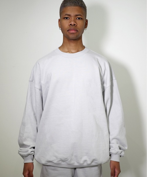 COMMON BASE（コモンベース）の「BLANK H SWEATSHIRT（スウェット・メンズ・ホワイト/ブラック/ヘザーグレー・MEDIUM/LARGE/X-LARGE/SMALL）」の21枚目の写真