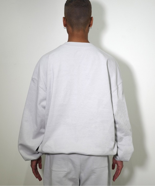 COMMON BASE（コモンベース）の「BLANK H SWEATSHIRT（スウェット・メンズ・ホワイト/ブラック/ヘザーグレー・MEDIUM/LARGE/X-LARGE/SMALL）」の22枚目の写真